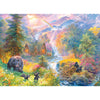 RoseArt 1000 Piece Jigsaw Puzzle - Abraham Hunter Mountain Mama - Multi-colored Cardboard Puzzle for Adults, Model 6400ZZBI