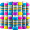 Bedwina Party Bubbles - Bulk Pack of 24, 2-oz Assorted Neon Colors, Bubble Wands, Summer Games & Kids Party Favors