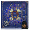 Knana Tarot Divination Altar Cloth - Velvet Tarot Accessories with Celtic Cross Pattern - Star