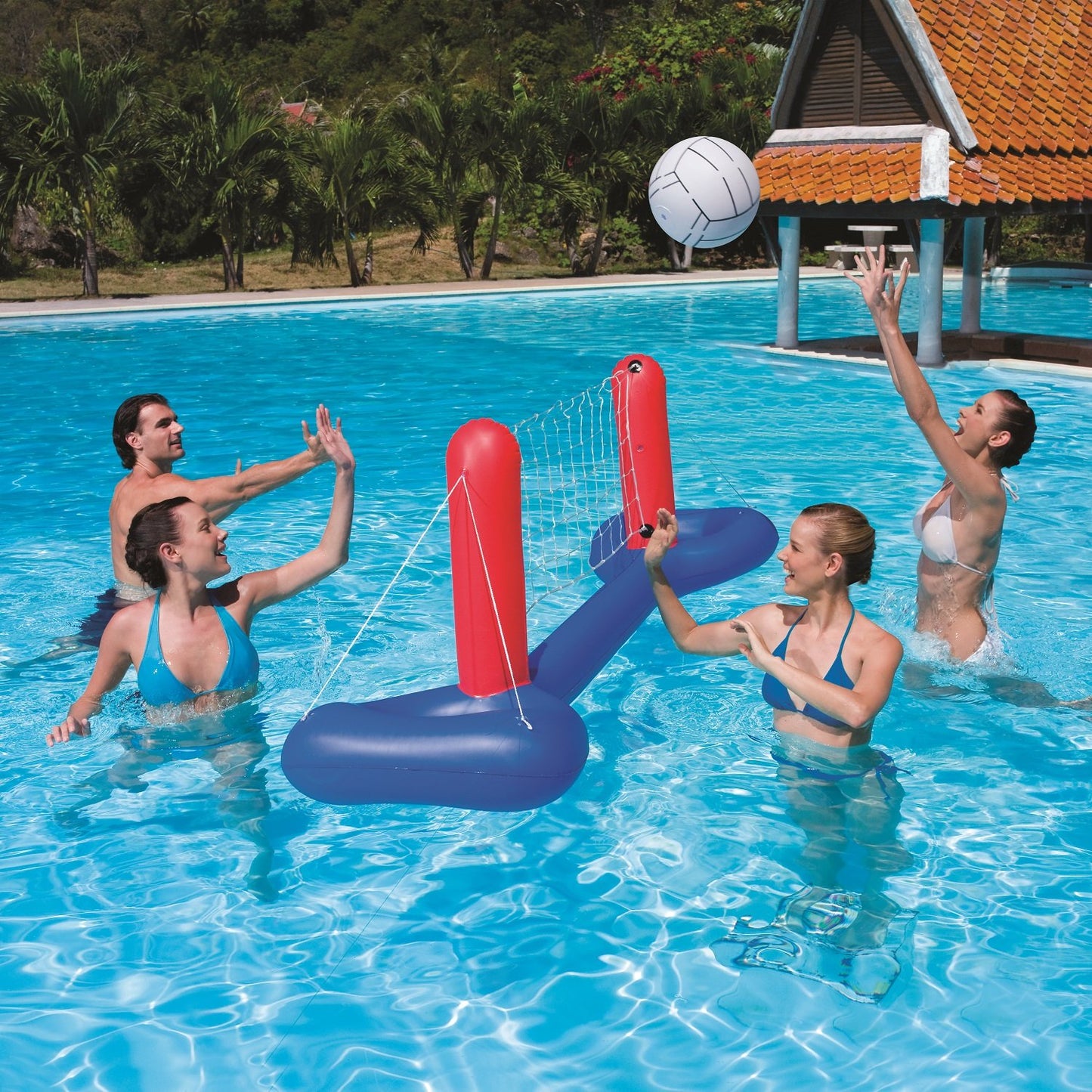 Bestway 16 Inflatable Volleyball Set, 96 X 25 In