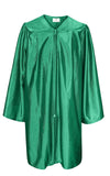 Gradplaza Shiny Choir Robe Kindergarten Preschool Graduation Gown Shiny Graduation Gown For Kids Emerald Green Size 27