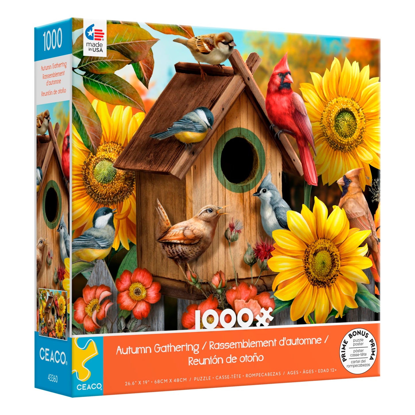 Ceaco - Tom Wood - Autumn Gathering - 1000 Piece Jigsaw Puzzle