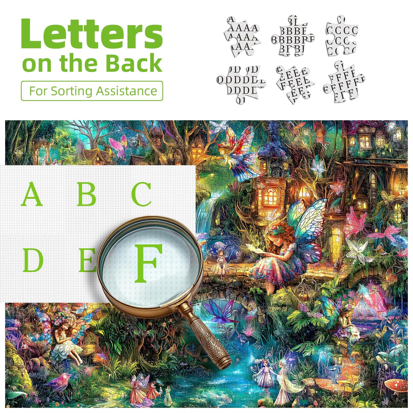 Blueforest - Fantasy Elf World - 1000 Piece Jigsaw Puzzle For Adults Challenging Funny Family Puzzle Perfect For Game Nights Fin