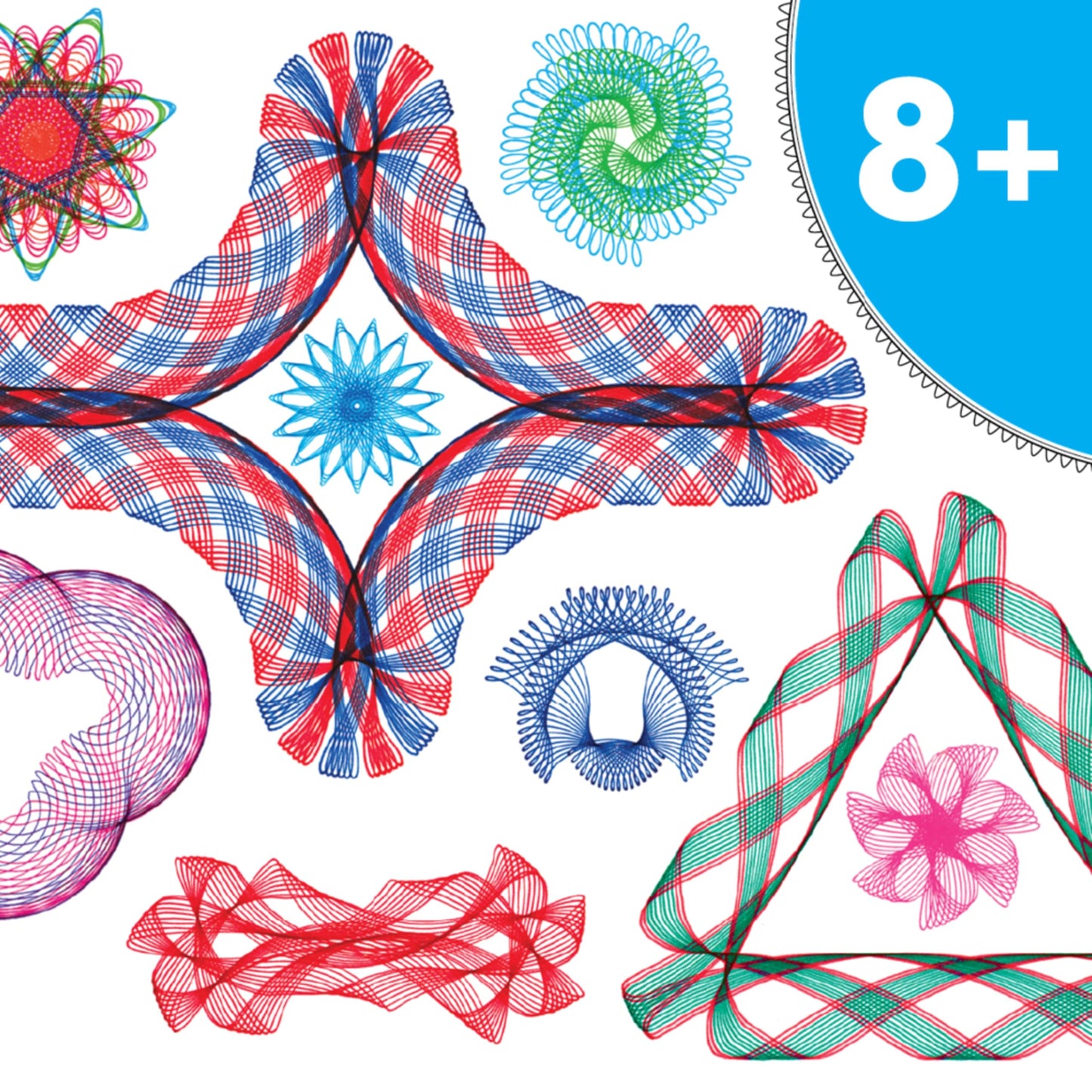 Spirograph Super 50th Anniversary Set -Arts and Crafts, Kids Toys, Art Supplies, Craft Supplies, Drawing Kit, Spiral Art, Classi
