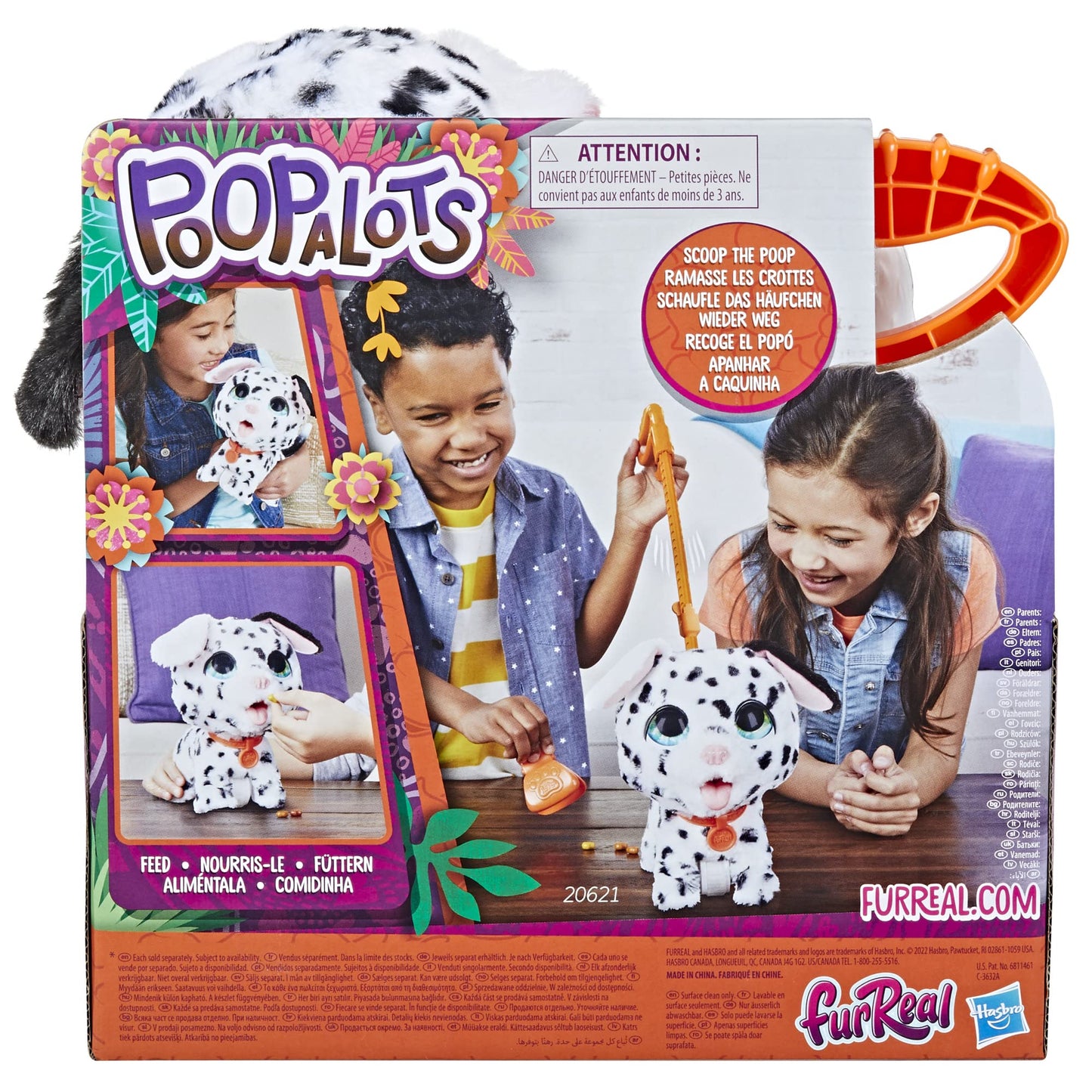 Furreal Poopalots Big Wags Interactive Toy Dalmatian With 9 Treats And Poop Scooper, For Girls And Boys Ages 4 And Up
