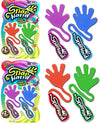 Ja-Ru Super Stretchy Sticky Hands (2 Pack, 4 Hand Toys) Fun Slap Smack & Snap Fidget Toys For Kids. Bulk Classroom Prizes, Party Favors, Easter Goodie Bag Stuffers. Vending Machine Toys. 315-2S