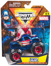 Monster Jam - Original Monster Truck in Marvel Superhero Design, Monster Stunt Action to Play and Collect, Scale 1:64, Ages 3+ (