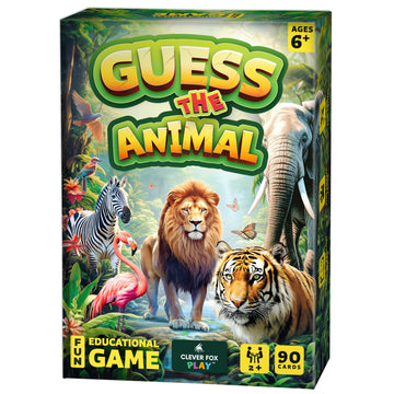 Guess The Animal - Educational Animal Guessing Game For Kids & Family - Fun Indoor & Car Childrens Game For Learning Animals, Pe