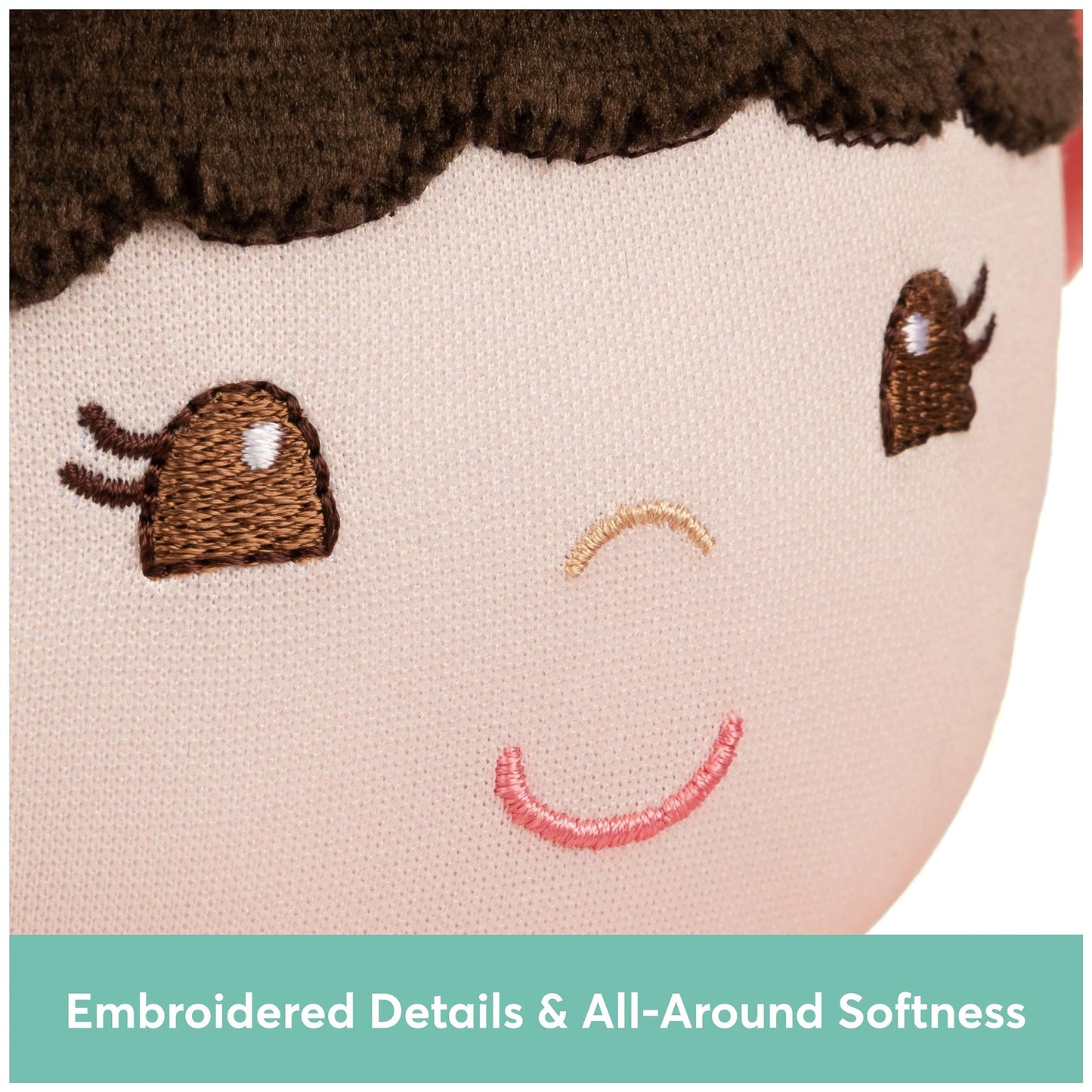 Gund Baby Sustainable Baby Doll, Plush Doll Made From Recycled Materials, For Babies And Newborns, Poppy, 12