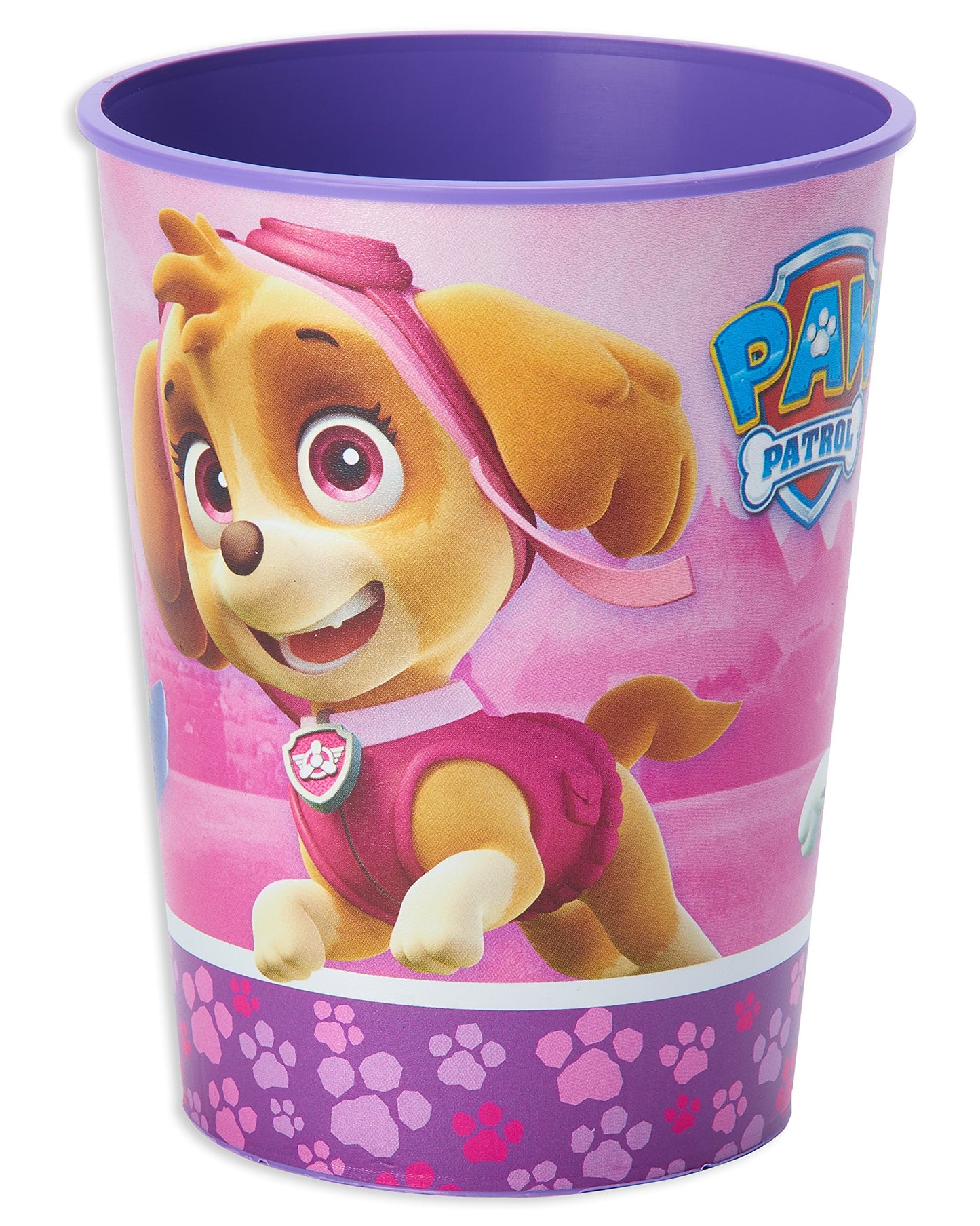 American Greetings Paw Patrol Pink Plastic Party Cup for Kids (1-Count)
