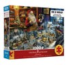 Ceaco - Thomas Kinkade - Santas Final Touch - 1000 Piece Christmas Jigsaw Puzzle - Large, EZ2Hold Pieces - Great for Adults, Se