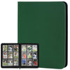 Trading Card Binder 9 Pocket GERMUN PU Cover Card Binder for 360 Cards enhanced Trading Card Holder Folders Double Sided Pocket Card Album for MTG TCG (DARKGREEN)