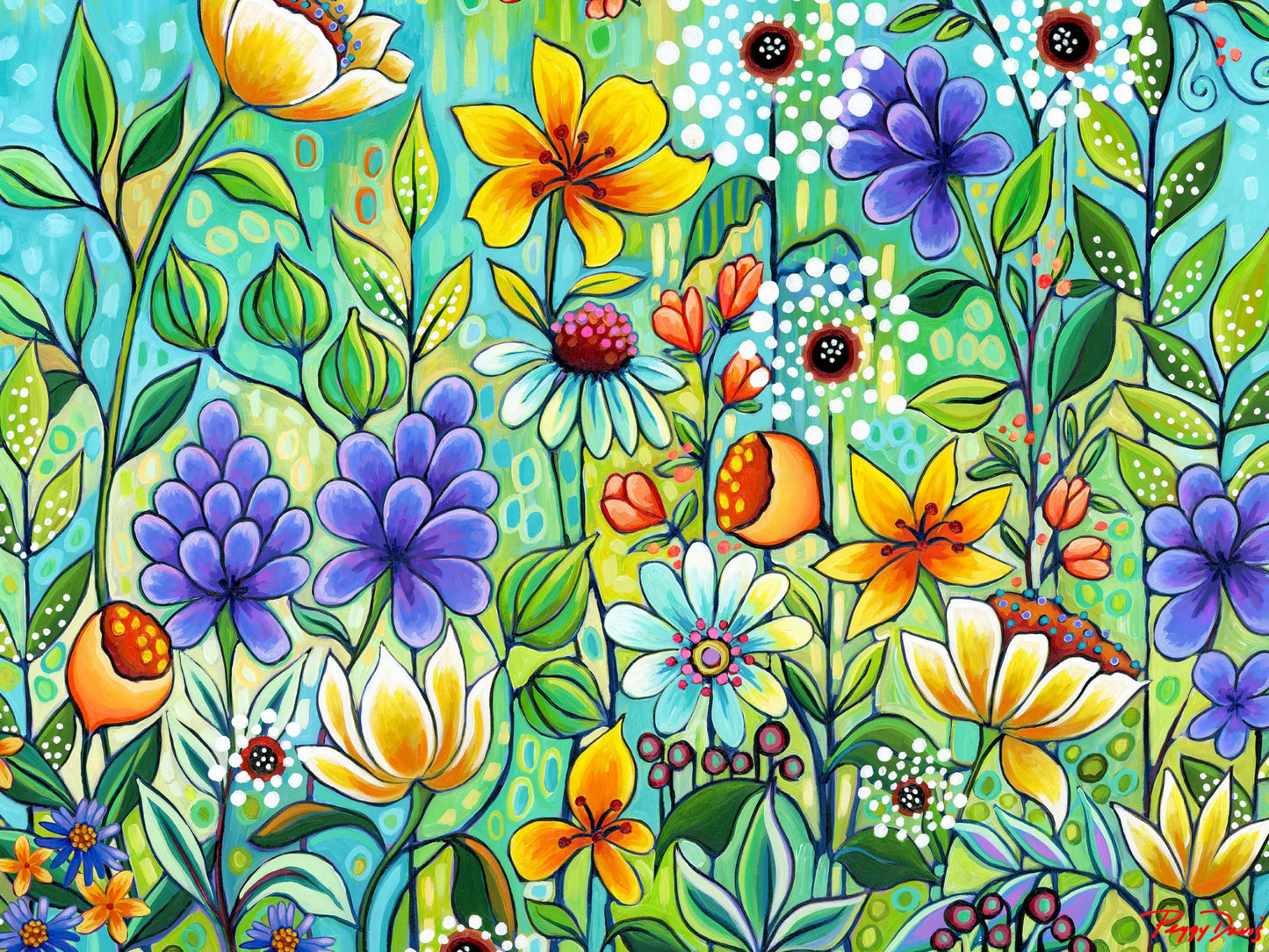 Ceaco - The Garden Party - 300 Oversized Piece Jigsaw Puzzle
