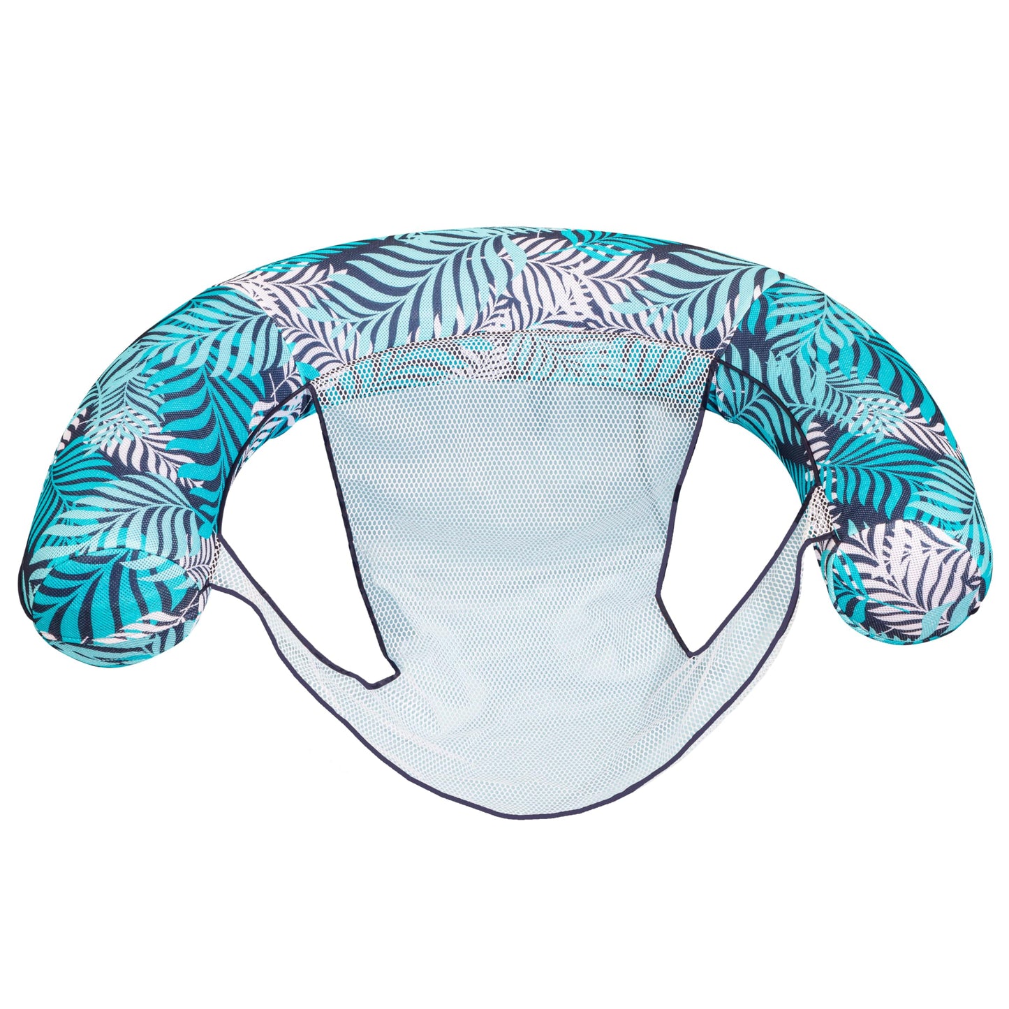 Aqua Supreme Oversized Inflatable Pool Noodle Chair – Soft Mesh Sling-Floating Chair Noodle Float – Blue Fern