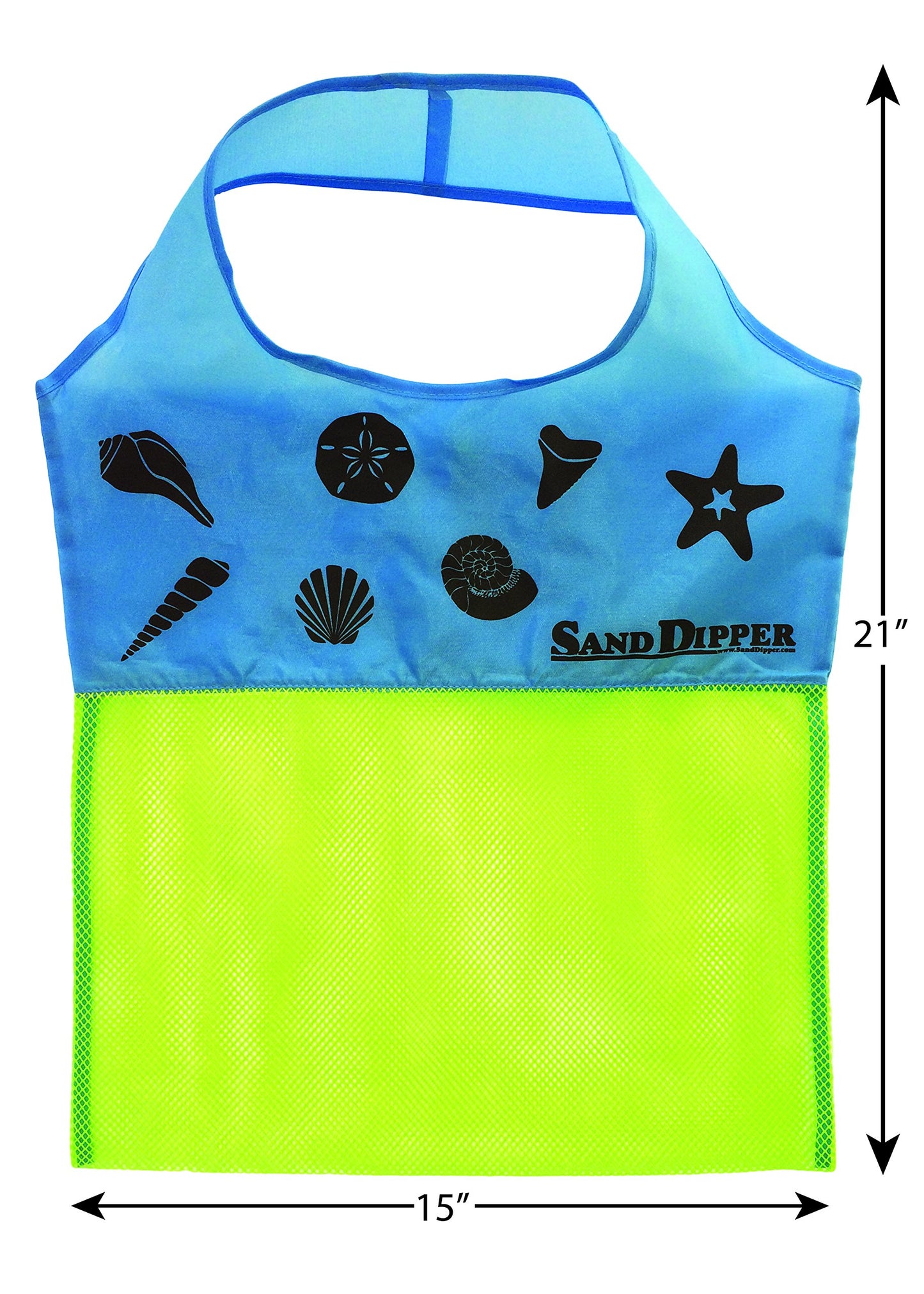Sand Dipper Expandable Mesh Tote Bag | Cute Fish nylon bag