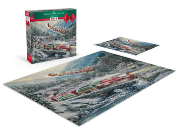 Ceaco - Thomas Kinkade - Christmas Light Express - 500 Piece Jigsaw Puzzle