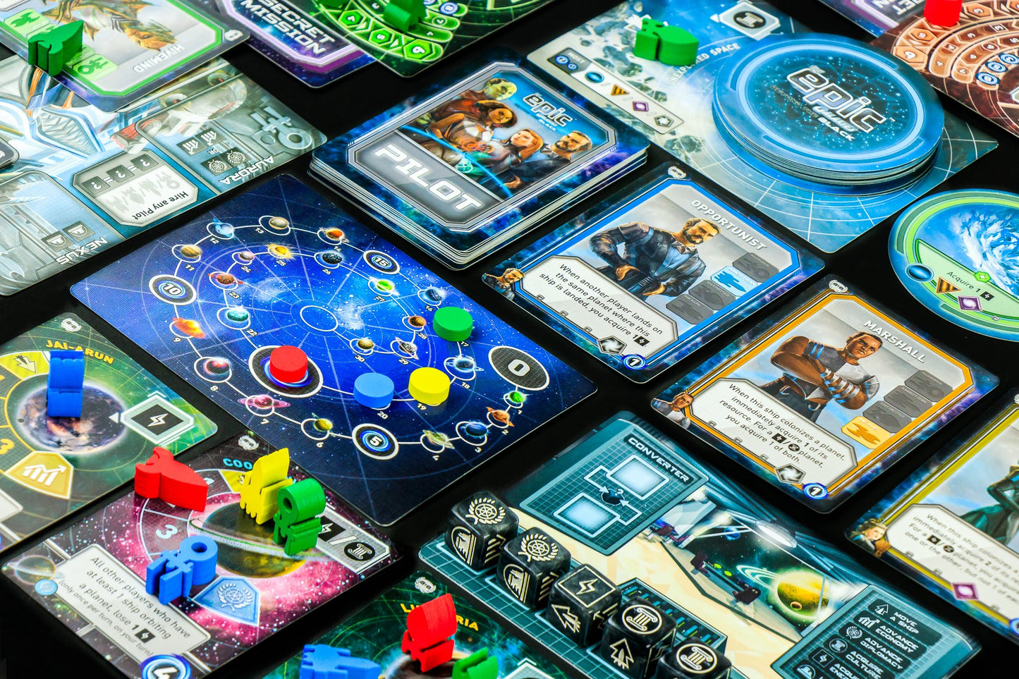 Gamelyn Games Tiny Epic Galaxies: Beyond The Black - Space Board Game Expansion for Galaxy Exploration