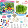 BLOONSY Mermaid Fairy Garden Kit for Kids | Light Up Terrarium Kit | Mermaid Gifts Toys for Girls | Science STEM Arts and Crafts