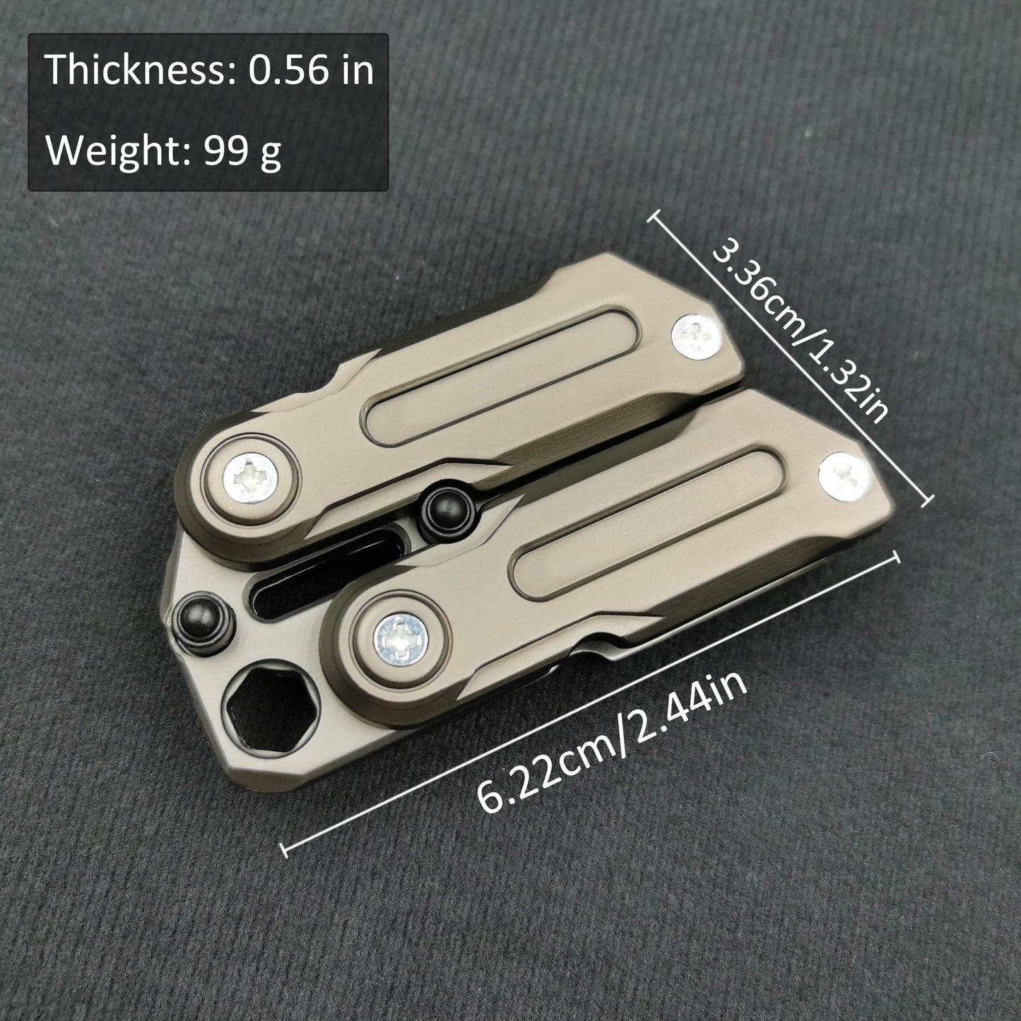 T-Conceal Edc Fidget Sliders Fidget Toys Stress Relief For Adults Magnetic Metal Multifunctional Crowbar Fidget Slider Spinner