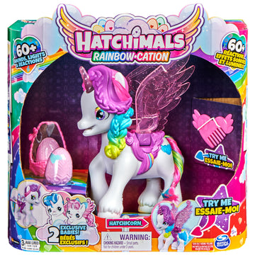 Hatchimals CollEGGtibles Hatchicorn Unicorn Toy with Flapping Wings Over 60 Lights & Sounds 2 limited availability Babies Kids Toys for Girls Ages 5 and up
