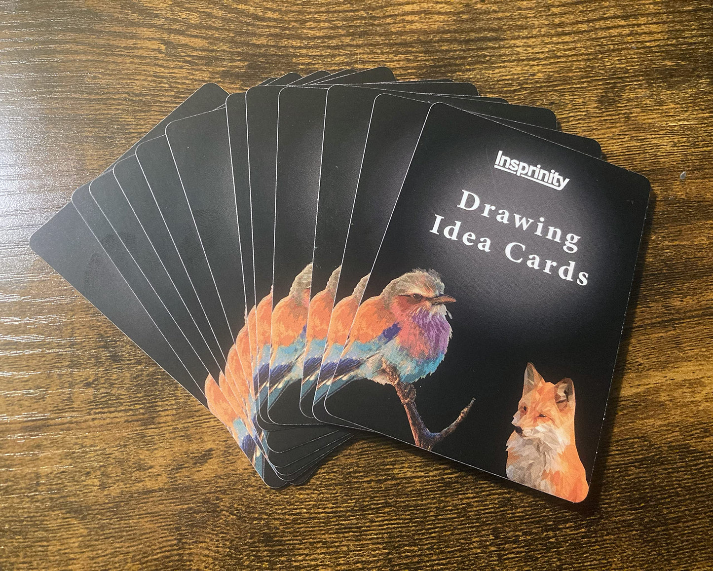 Insprinity Creative Drawing Idea Cards - 72 Unique Art Prompts on Paper, Model DD-1