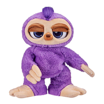 Pets Alive Fifi The Flossing Sloth Purple - 11' Interactive Animal Dancing Robotic Plush Toy With 3 Songs, Floss Dance, Adorable Gift, Party Plush Toy Kids Ages 3+