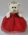 Kinnex Collections Since 1997 12' Quince Anos Quinceanera Last Doll Teddy Bear With Dress (Centerpiece) ~ Arc09831-14 (Red)