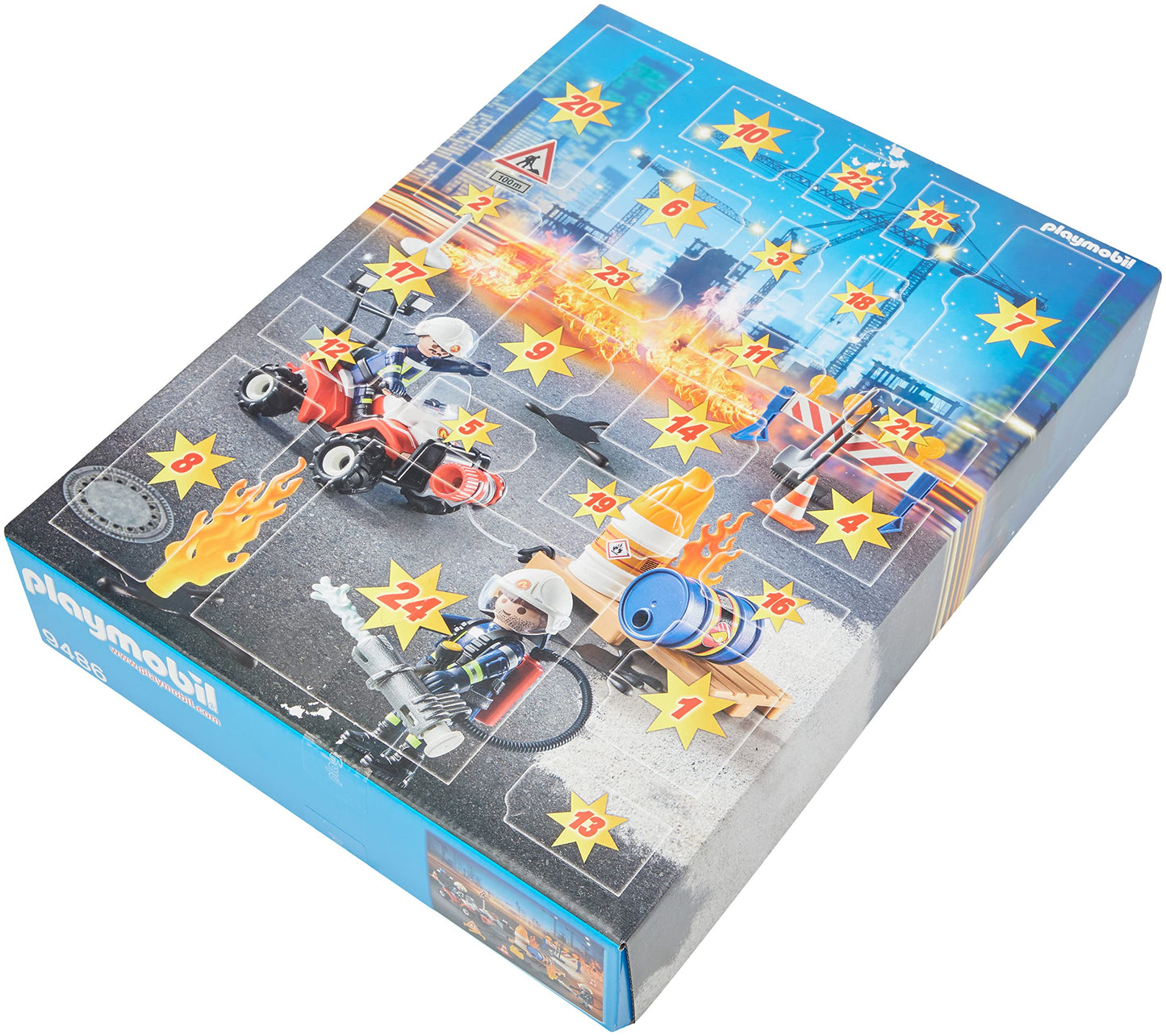 Playmobil Advent Calendar Fire Rescue Operation On The Construction Site