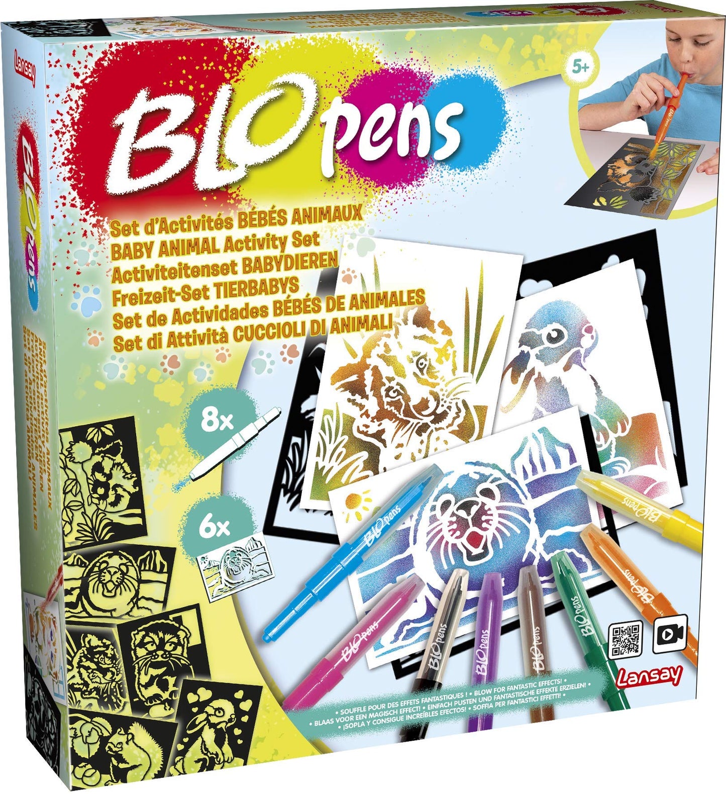 Lansay Blopens Baby Animals - Arts and Crafts - Activity Set