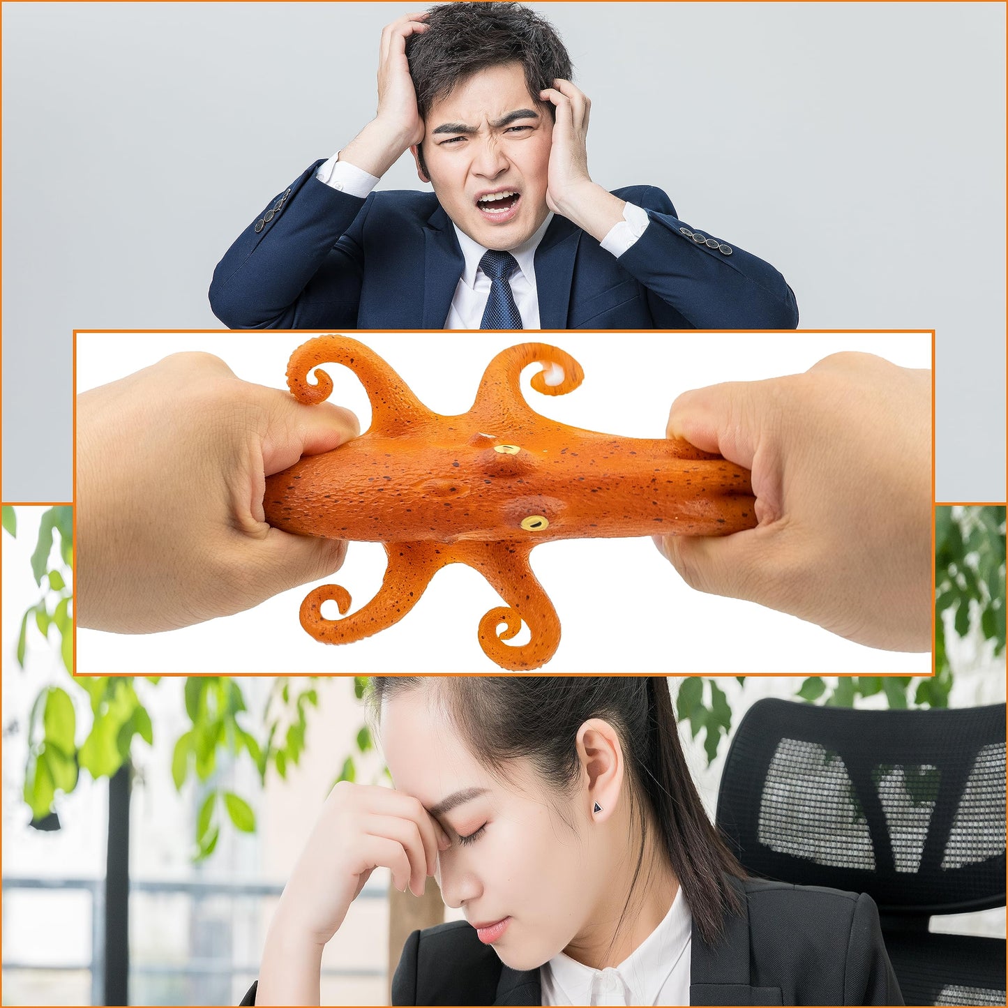 Funscene Mini Realistic Under The Sea Life Figure For Toddler Bath Bathtub, Tpr Super Stretch Octopus Toy, Great For Kids' Parti