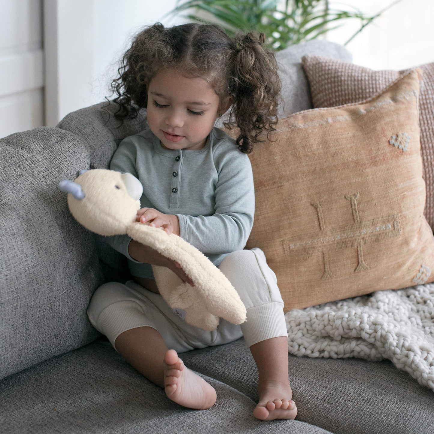 Ingenuity Premium Soft Mini Bean Bag Plush - Nate The Teddy Bear, 1 Count, Ideal for Newborns and Up, Cozy & Cuddly Toy