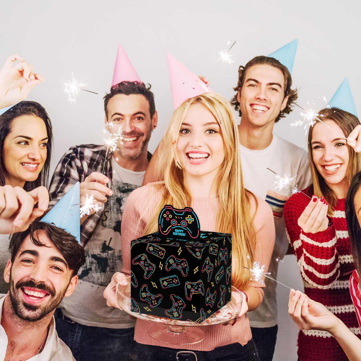 Gamer Birthday Surprise Box Cash, Happy Birthday Money Box For Cash Gift, Surprise Birthday Gift Box For Friends Teens, Money Gi