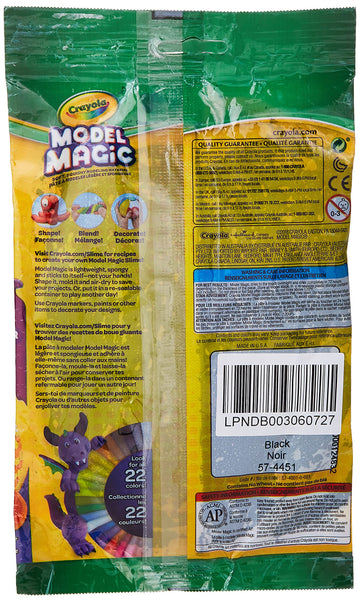 Crayola Model Magic, Modeling Clay Alternative, Craft, 4 Ounce, 57-4451