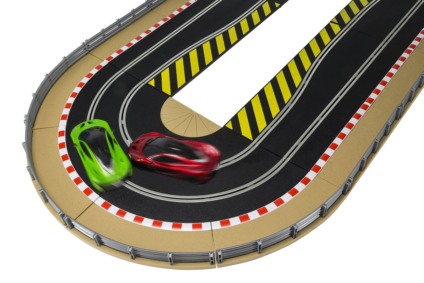 Scalextric C8514 Track Extension Pack Ultimate 1X Leap (Ramp Up And Ramp Down) Straight 2 Hairpin Curves 2X 1/4 Straight 4 Side Swipes