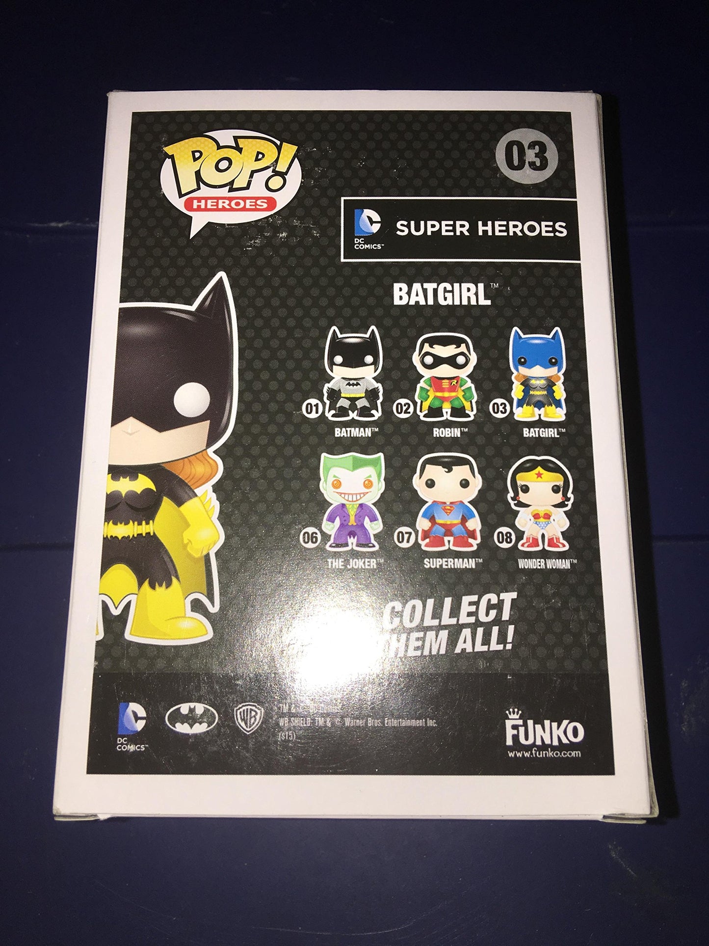 Funko Pop Batgirl Vinyl Figure - DC Super Heroes Exclusive - Yellow
