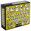 Gamely Six Second Scribbles USA - Fast & Fun Drawing Game for Kids, Teens & Adults - Black and Yellow Family Party Game