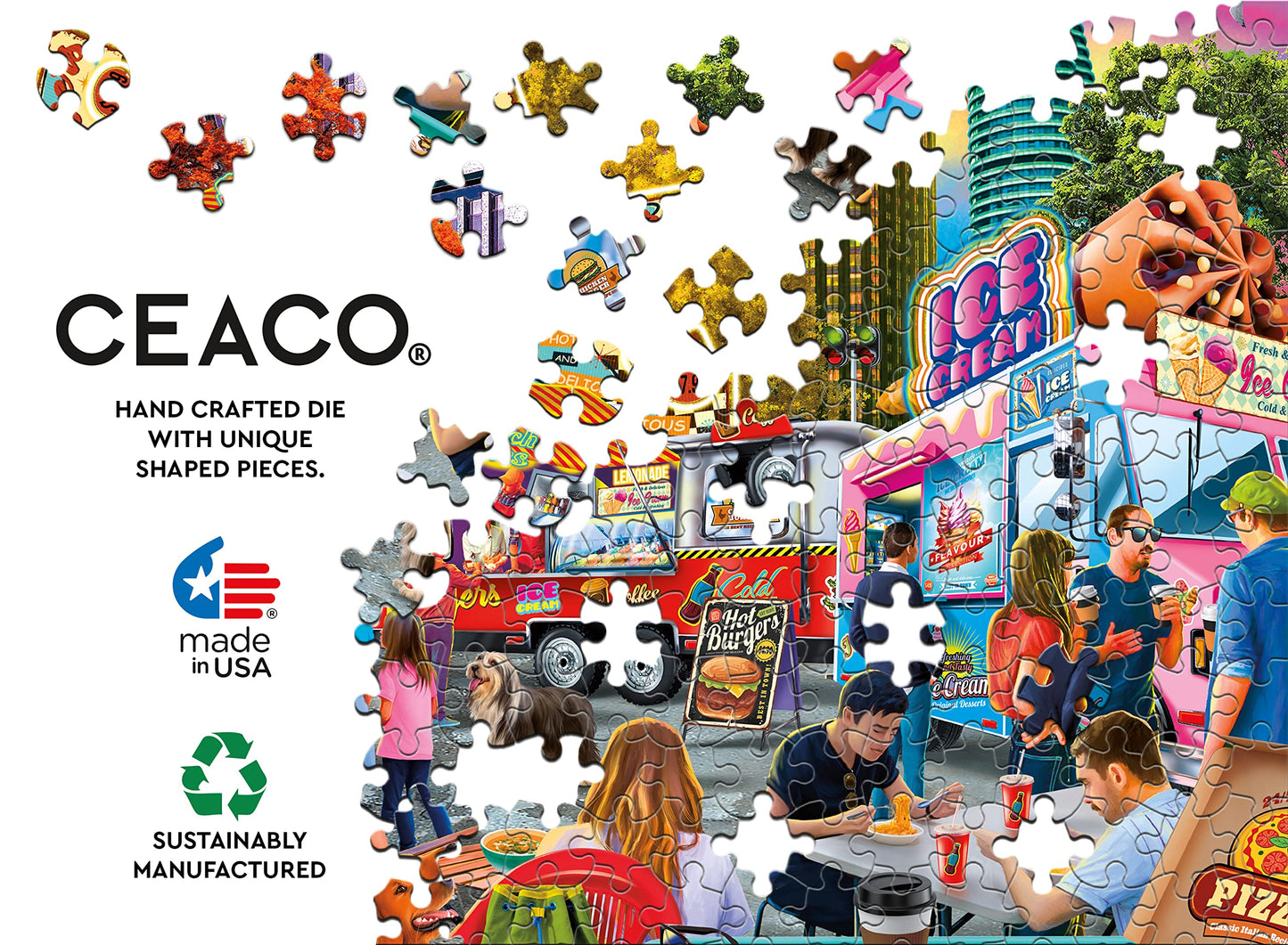 Ceaco - Pd Moreno - Food Truck Festival - 500 Piece Jigsaw Puzzle