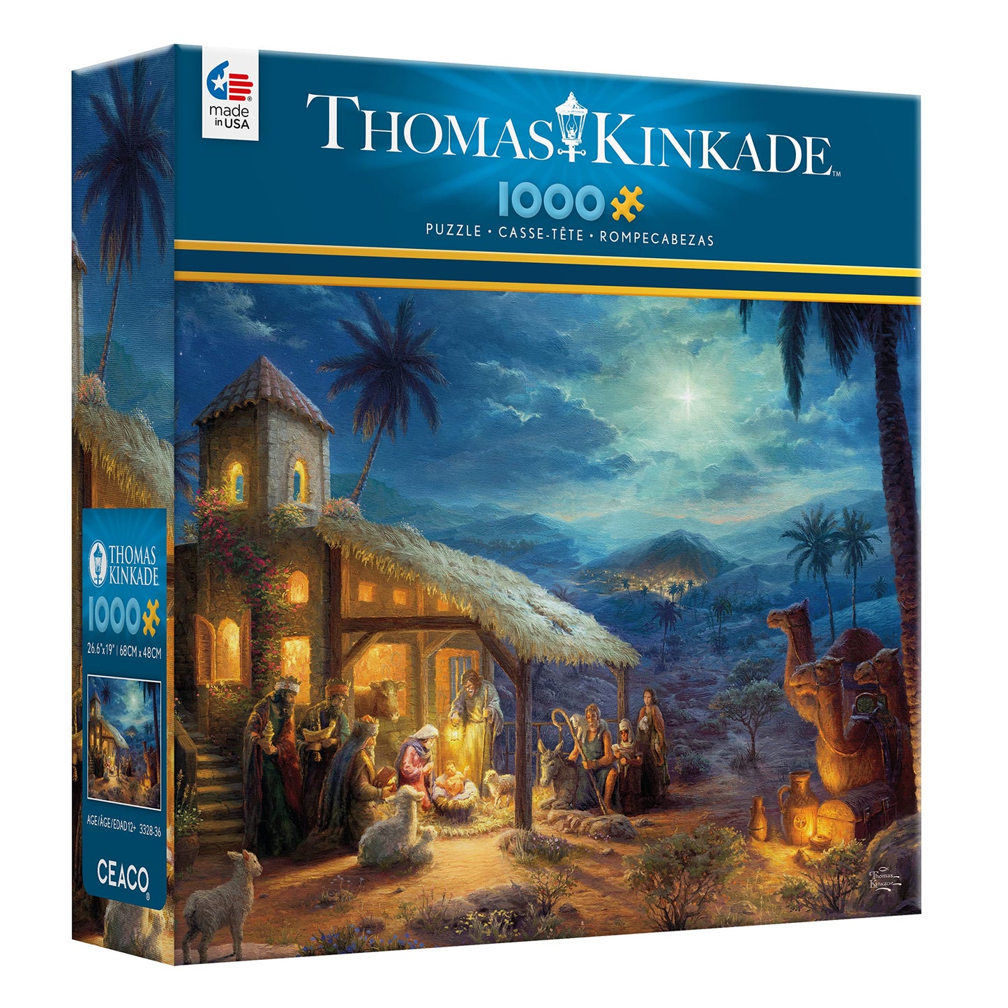 Ceaco - Thomas Kinkade - Holiday - Nativity - 1000 Piece Jigsaw Puzzle