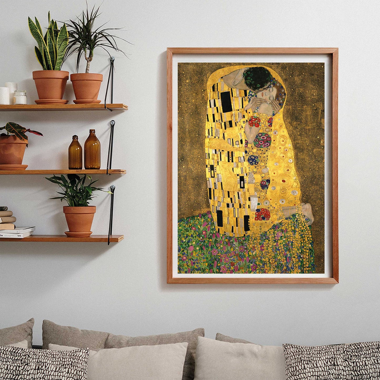 Clementoni - 39790 - Museum Collection Puzzle Klimt, The Kiss - 1000 Pieces - Adult Puzzle, Entertainment For Adults - Made In Italy