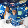Blanket Fort Building Kit, X-Large 10' X 10' With Clips, Hooks And Sandbags, Play Blanket Fort Indoor Kit, Use As A Canopy, Play