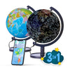 Sjsmartglobe Interactive 10'' Globe For Children With Stand (Diy) - App-Compatible, 400 Wonders, 1000+ Facts, Led Constellations