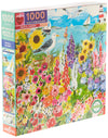 eeBoo: Piece and Love Seagull Garden 1000-piece rectangular mature-themed Jigsaw Puzzle Jigsaw Puzzle for mature-themeds and Families includes Glossy Sturdy Pieces and Minimal Puzzle Dust