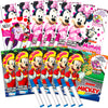 Disney Minnie Mouse and Mickey Mouse Imagine Ink Coloring Book Set for Girls Boys ~ 12 Pack No Mess Coloring Books with Minnie S