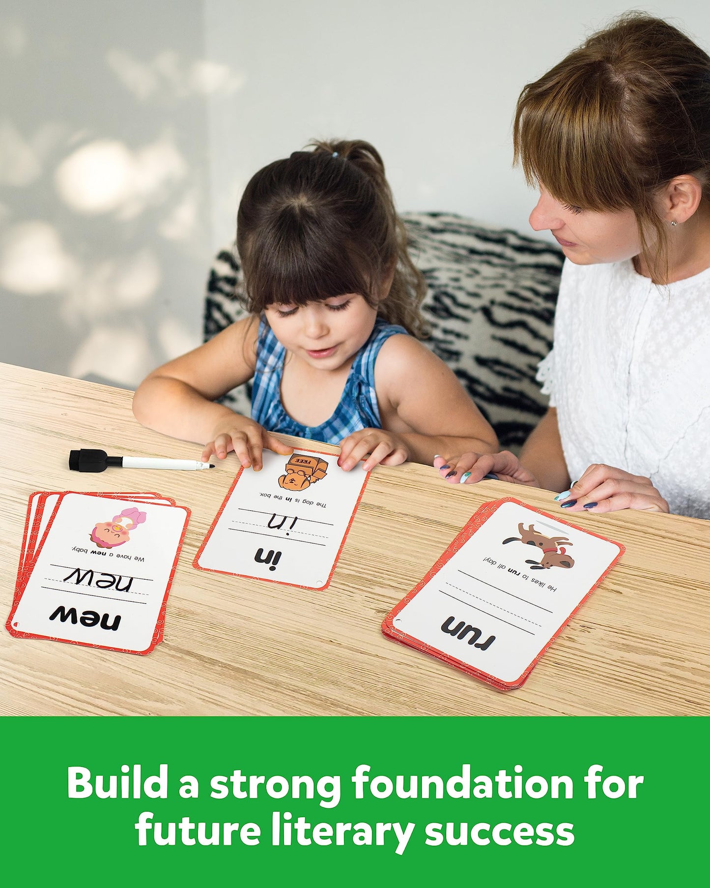 Coogam Sight Words Kids Learning Flash Cards, 250 Dolch Word Game Reading Vocabulary Card Montessori Toy For Kindergarten Preschool 3 4 5 Years Old Toddlers