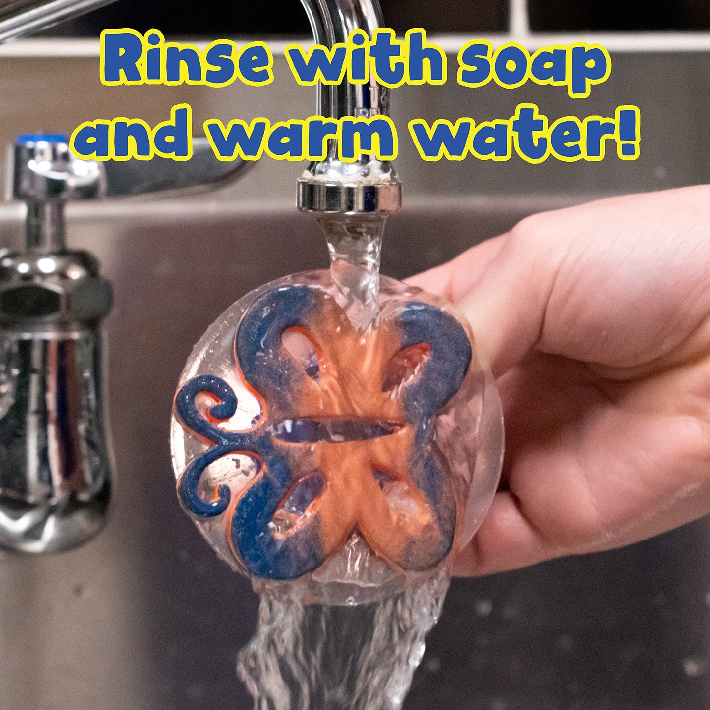 READY 2 LEARN Giant Stampers - Imaginative Play - Set 1 - Set of 10 - Easy to Hold Foam Stamps for Kids - Arts and Crafts Stamps