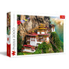 Trefl 2000 Piece Jigsaw Puzzle - Tiger's Nest, Bhutan, 38"x27", Multicolor, Cardboard, Model 27092, Fun for Ages 15+