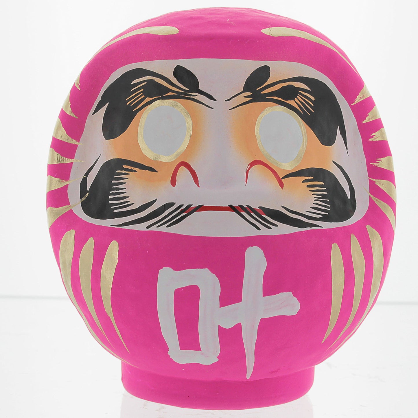 Daimonya Daruma Doll - Made In Japan - Heart & Emotions (Pink, Medium 4.7 Inch)