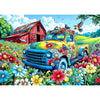 1000 Piece Puzzles For Adults Clearance, Graffiti Pickup Truck & Hummingbird Puzzle For Adults, Challenge Art Jigsaw Puzzle, For