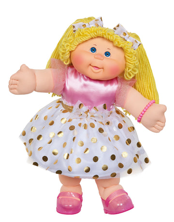 Cabbage Patch Kids Classic Doll With Real Yarn Hair, 16'' - Original Vintage Retro Style Adoptable Baby Doll - Officially Licens