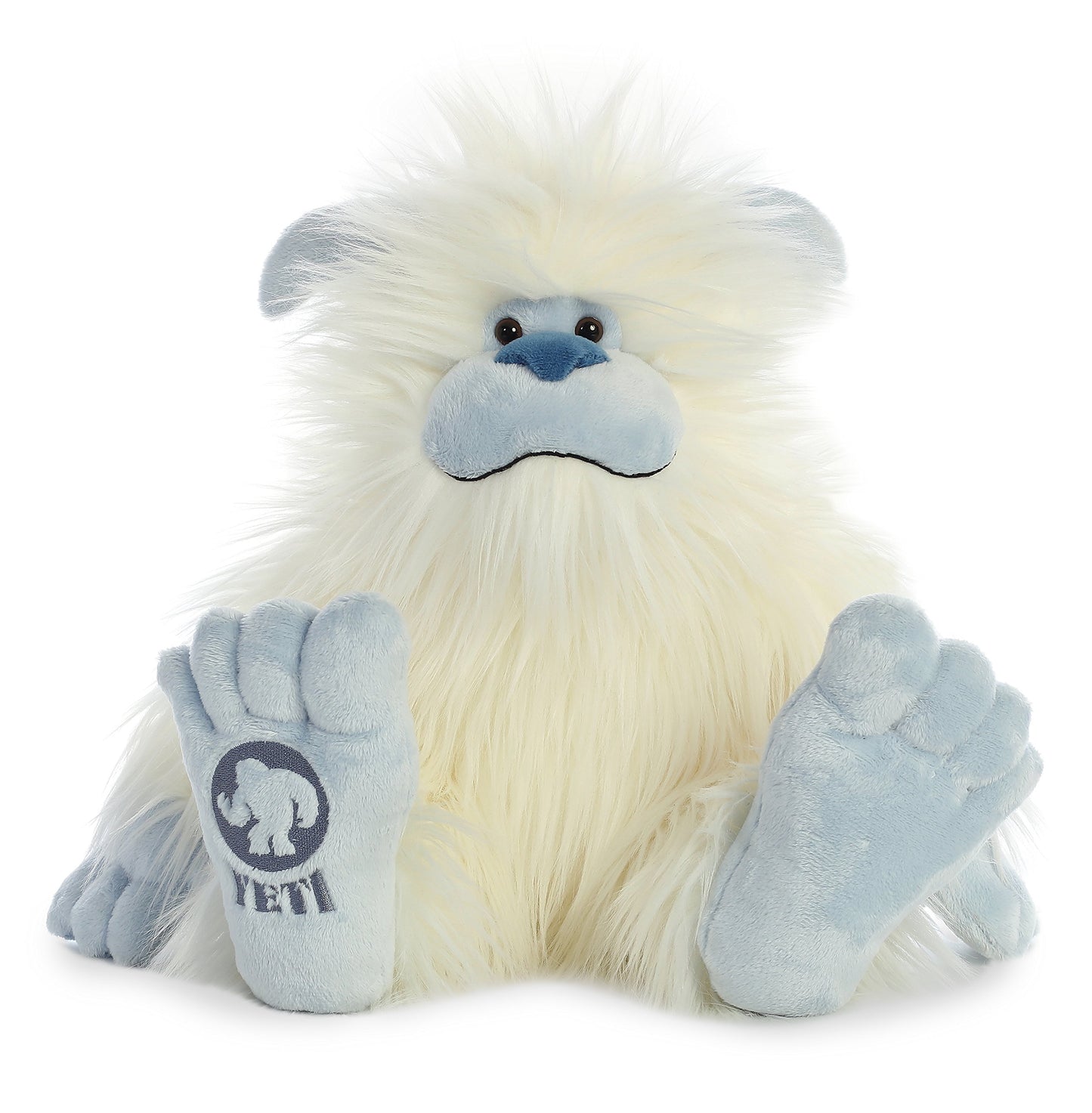Aurora® Mysterious Fantasy Yeti Stuffed Animal - Mythical Companion - Imaginative Adventures - White 16.5 Inches